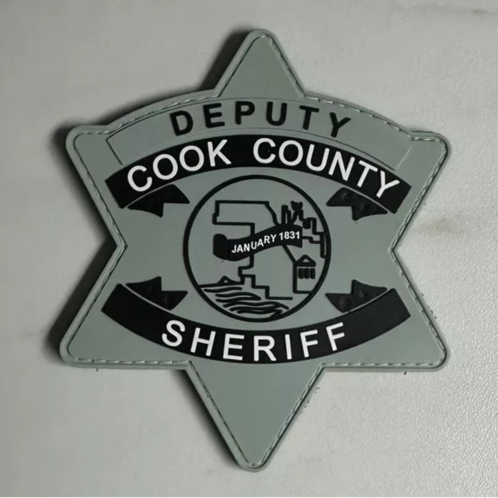 Cook County Sheriff Deputy Badge Patch